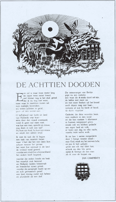 De achttien dooden ; Jan Campert